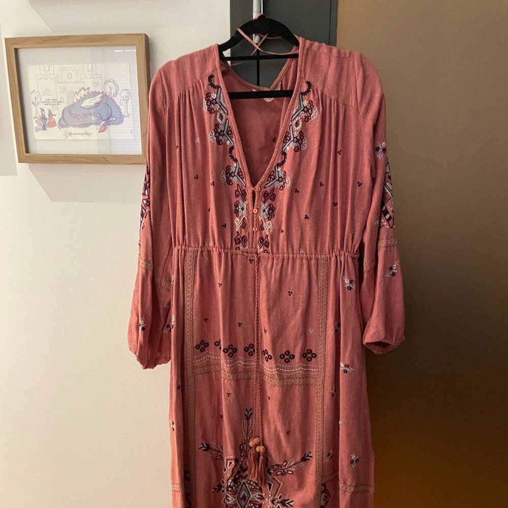 Mexican embroidered dress